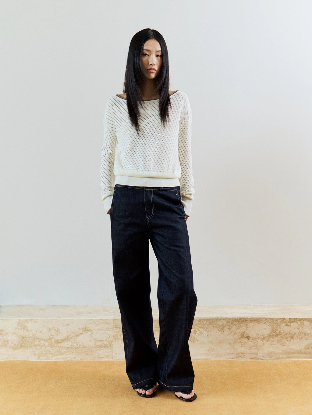 SPIRAL KNIT - CREAM