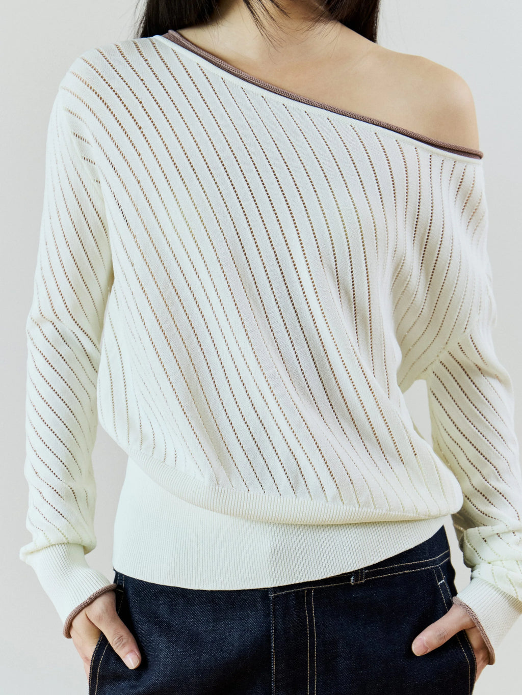 SPIRAL KNIT - CREAM