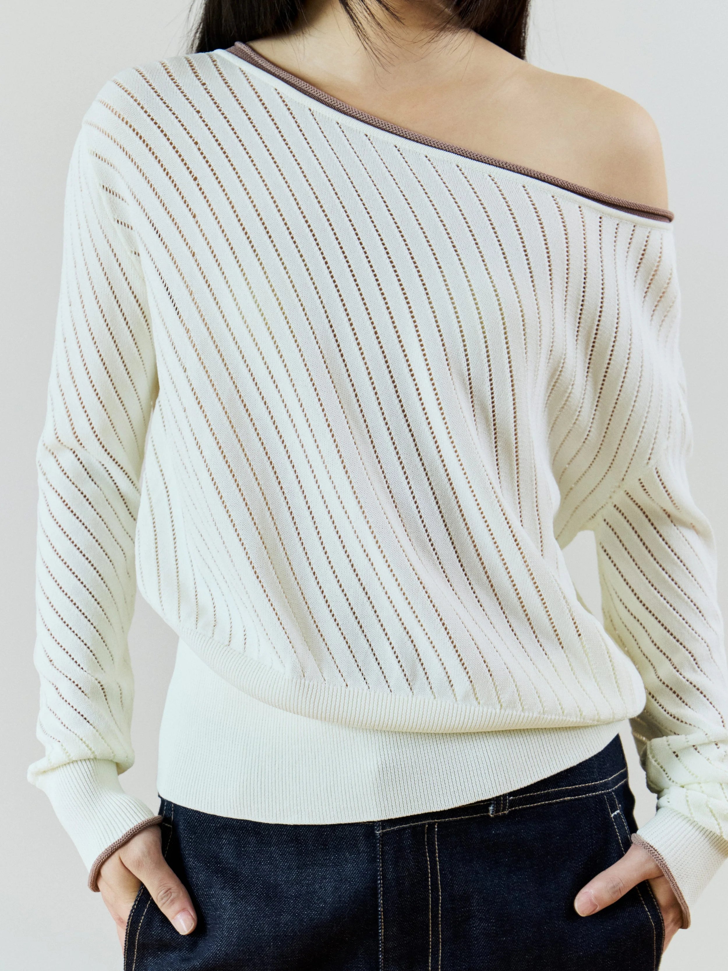 SPIRAL KNIT - CREAM