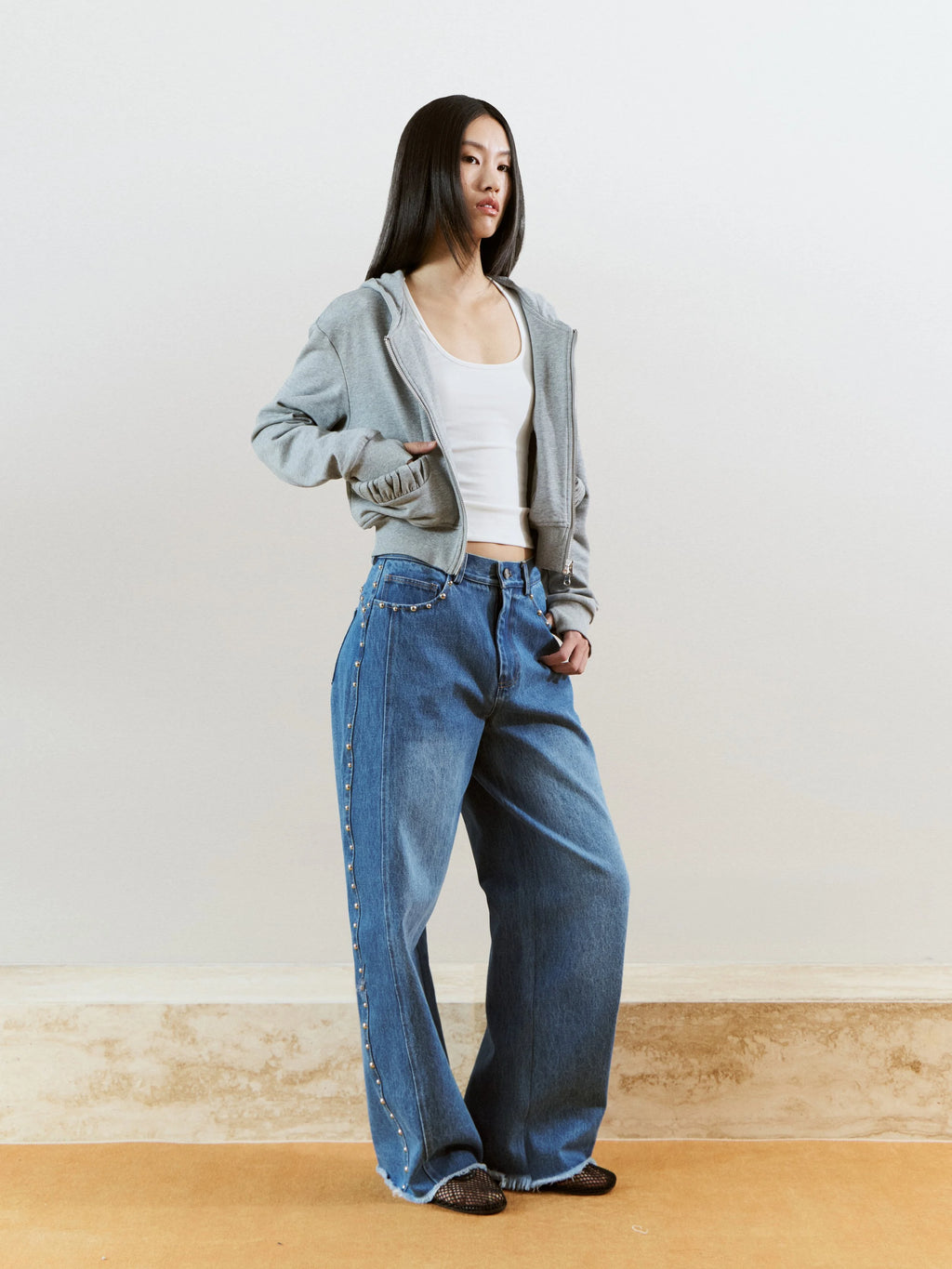 BILLY BARREL JEANS - BLUE