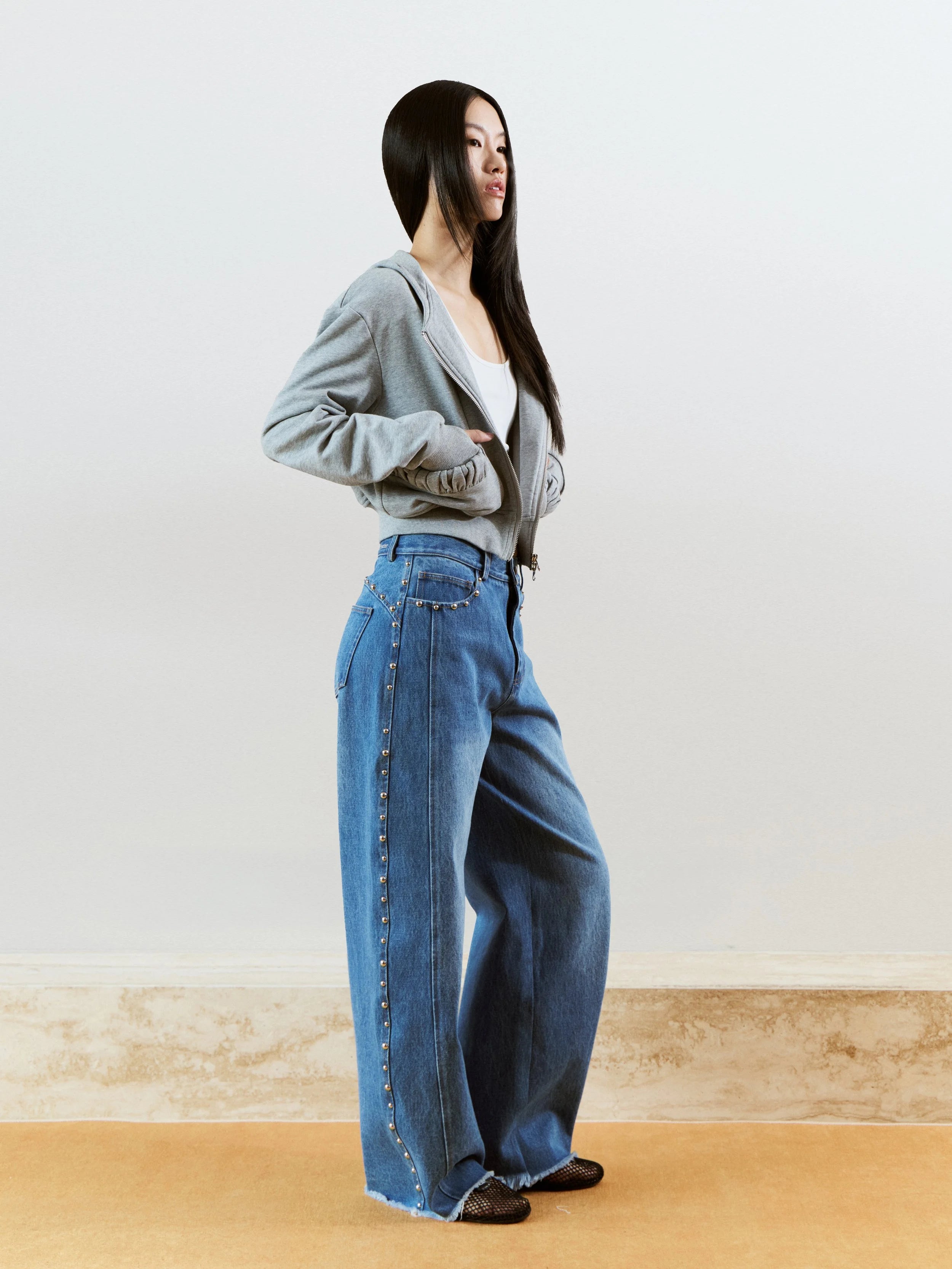 BILLY BARREL JEANS - BLUE