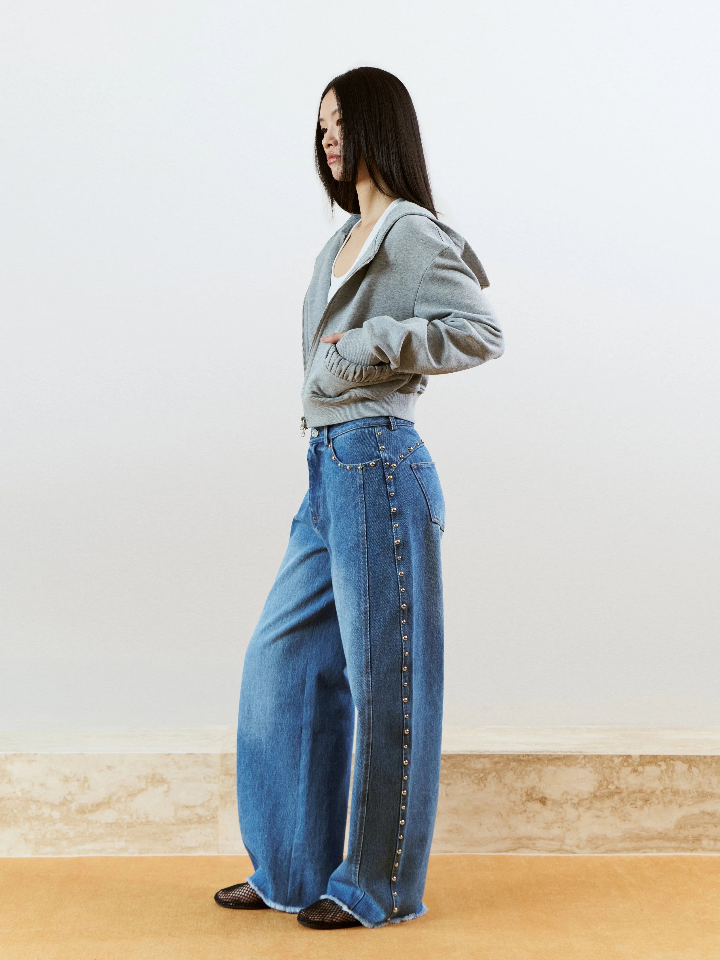 BILLY BARREL JEANS - BLUE