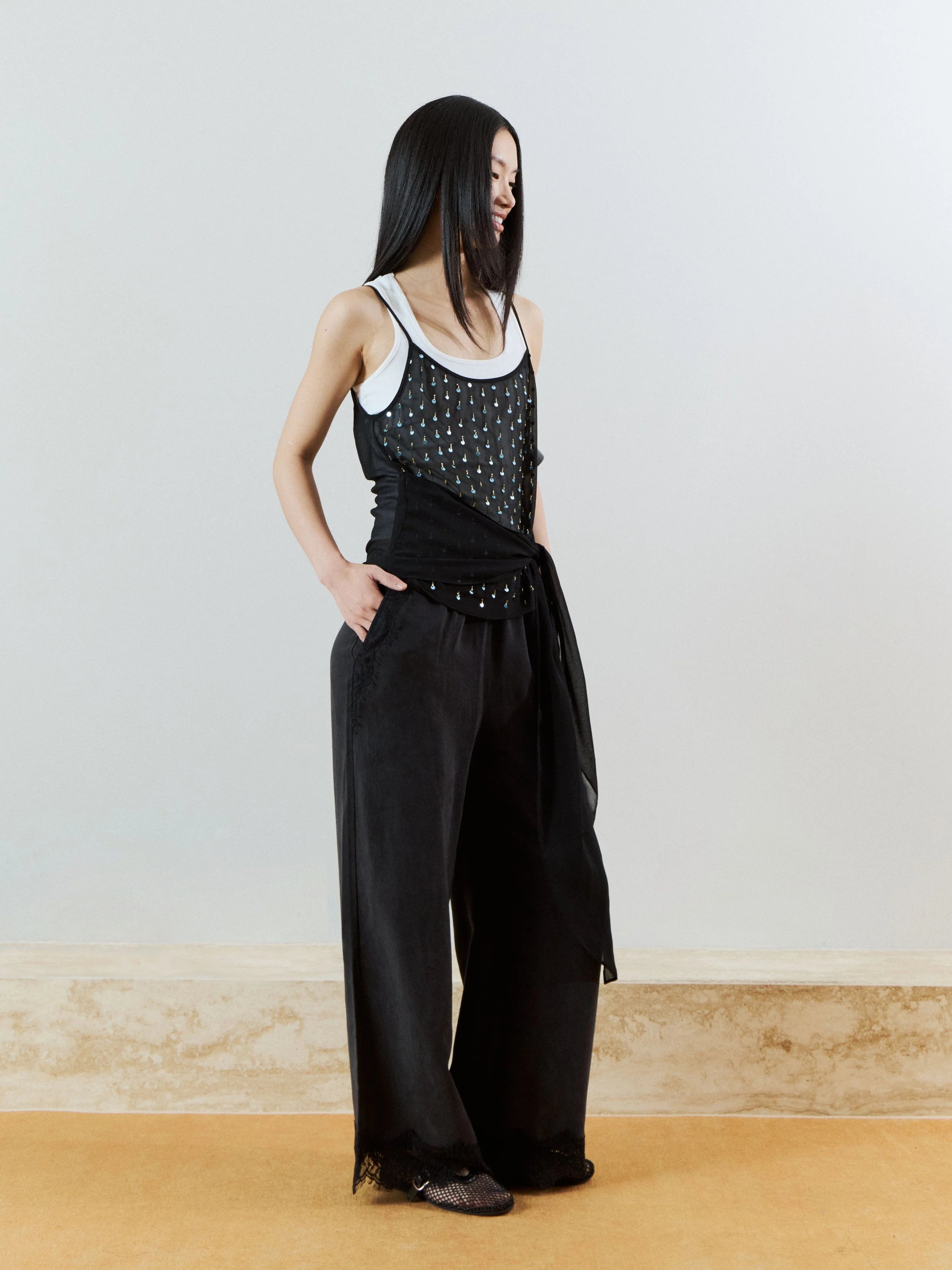 SPARK BEADED TOP