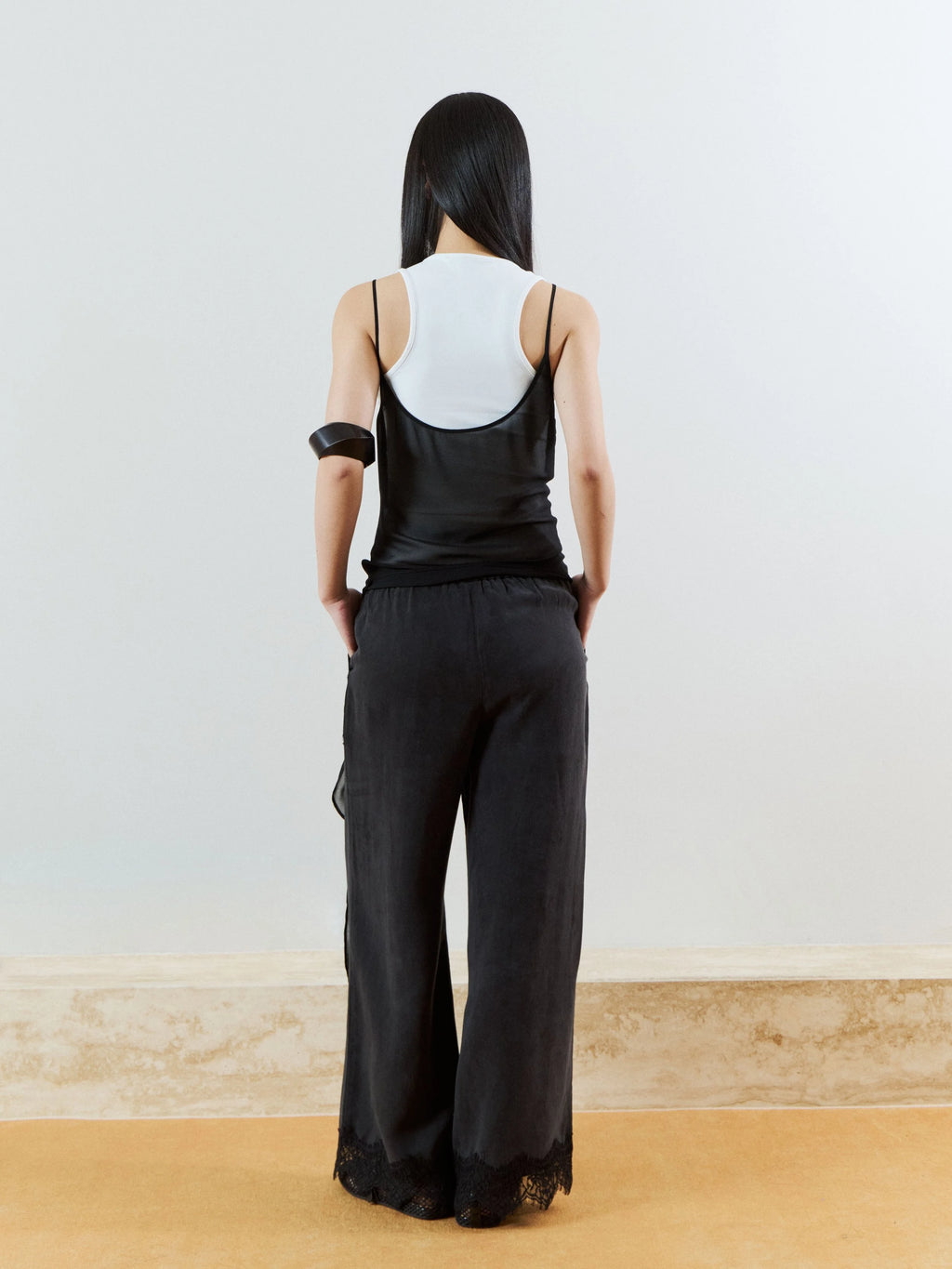 SMOKE LACE TROUSERS